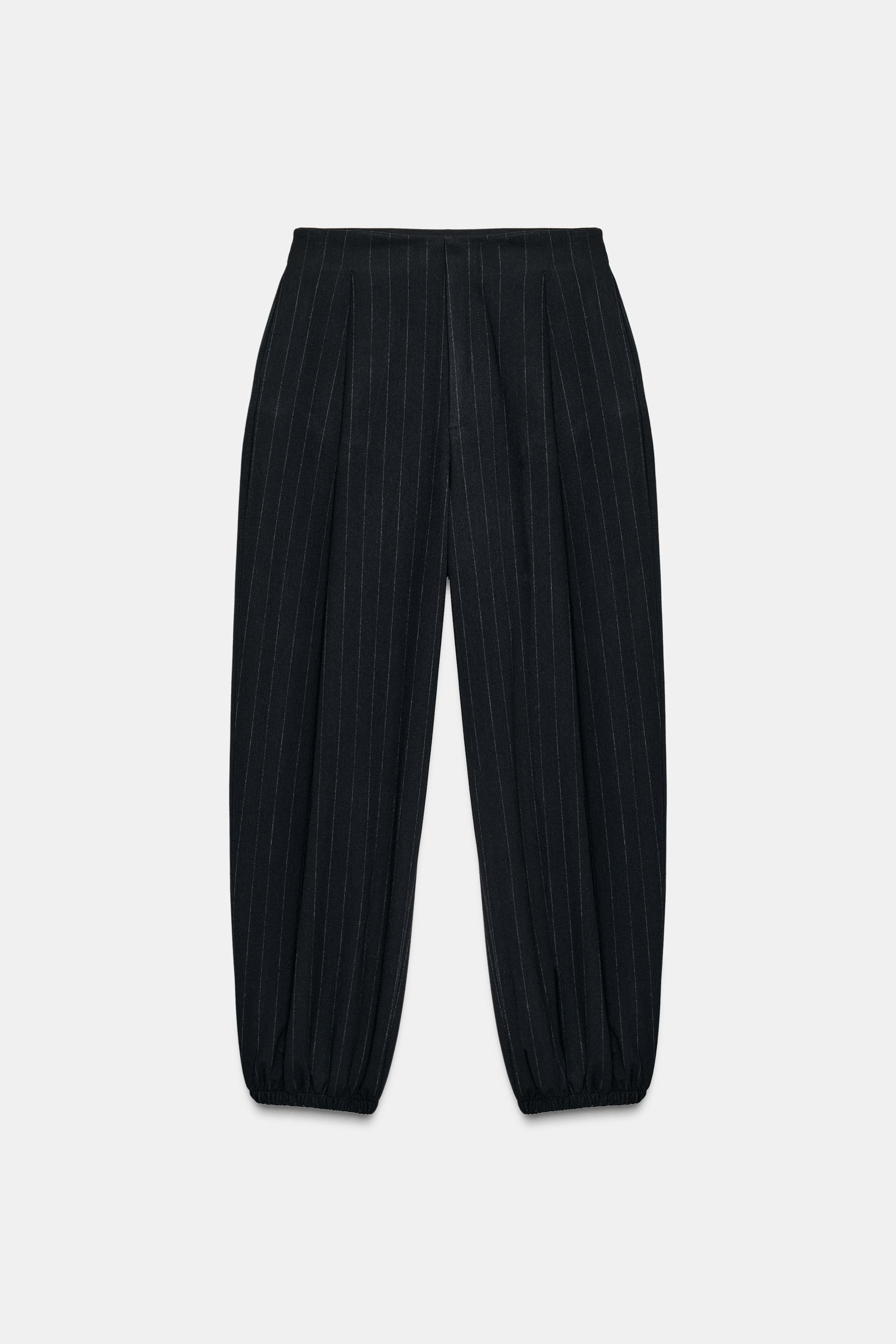 PANTALON JOGGER À RAYURES TENNIS AVEC PLIS